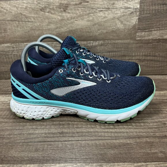 Brooks Shoes - Brooks Ghost 11 Blue Green Womens US Size 9 EUR 40.5 1202771B493 Running Shoes